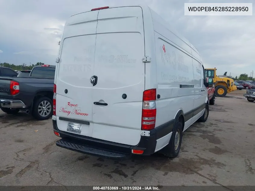 2008 Dodge Sprinter 2500 VIN: WD0PE845285228950 Lot: 40753869