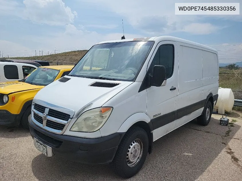 WD0PE745485330356 2008 Dodge Sprinter Van 2500