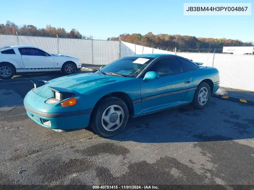 1993 Dodge Stealth VIN: JB3BM44H3PY004867 Lot: 40751415