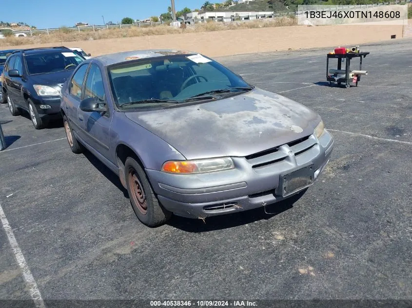 1996 Dodge Stratus VIN: 1B3EJ46X0TN148608 Lot: 40538346