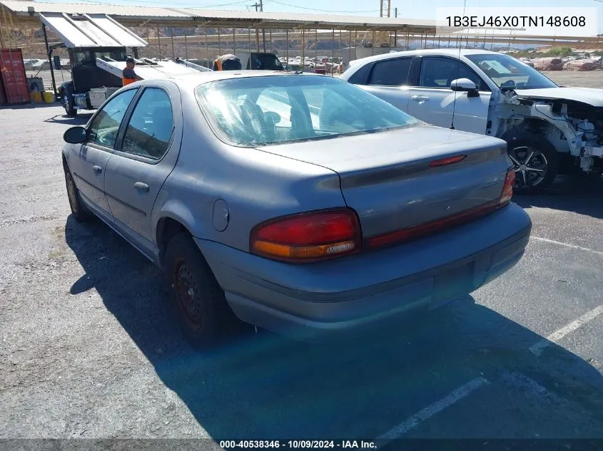 1996 Dodge Stratus VIN: 1B3EJ46X0TN148608 Lot: 40538346