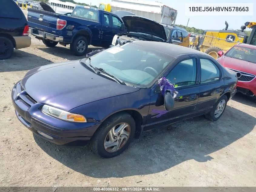 1997 Dodge Stratus Es VIN: 1B3EJ56H8VN578663 Lot: 40306332