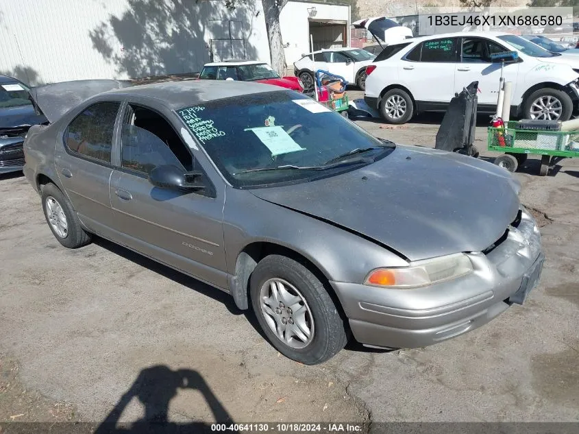 1999 Dodge Stratus VIN: 1B3EJ46X1XN686580 Lot: 40641130