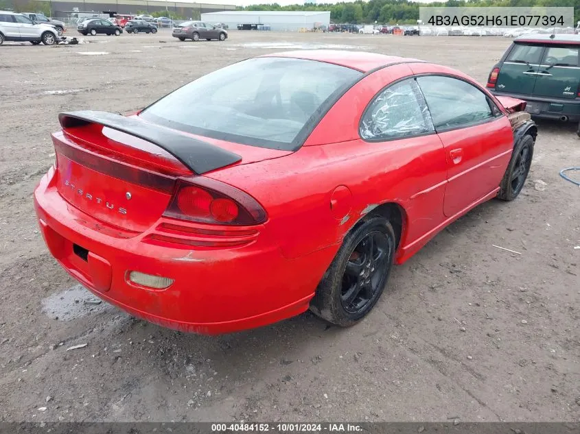 2001 Dodge Stratus R/T VIN: 4B3AG52H61E077394 Lot: 40484152