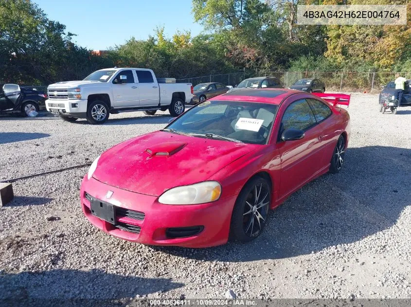 2002 Dodge Stratus Se VIN: 4B3AG42H62E004764 Lot: 40536411