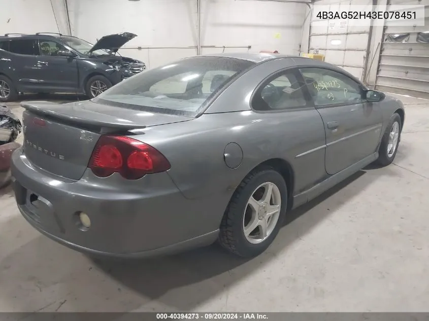 4B3AG52H43E078451 2003 Dodge Stratus R/T