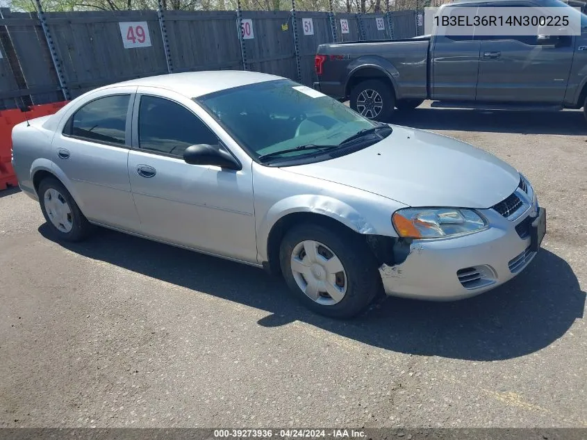 2004 Dodge Stratus Se VIN: 1B3EL36R14N300225 Lot: 39273936