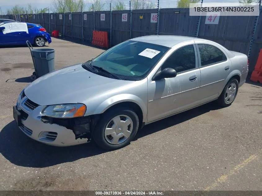 1B3EL36R14N300225 2004 Dodge Stratus Se