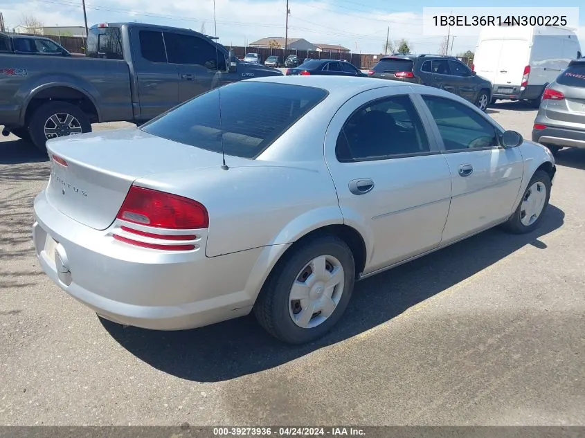 1B3EL36R14N300225 2004 Dodge Stratus Se