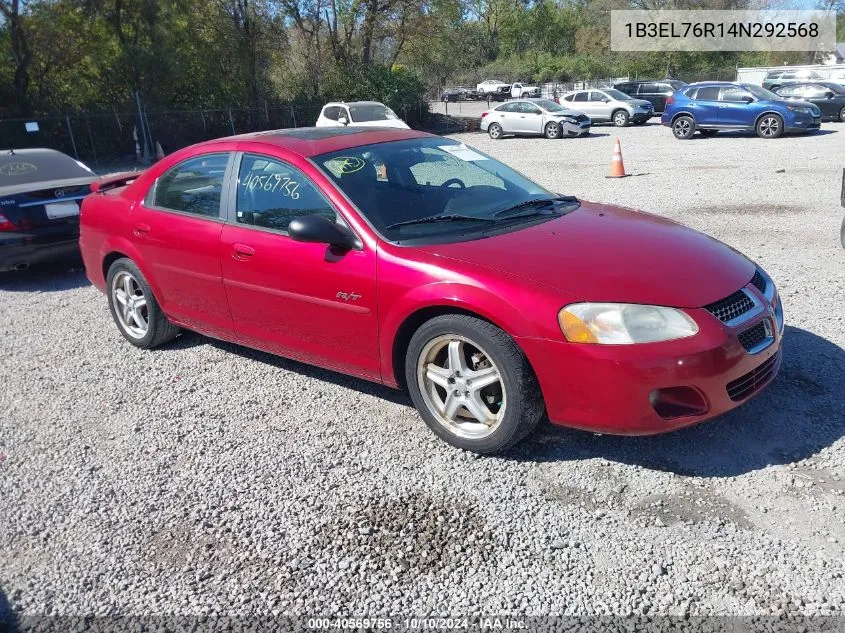 2004 Dodge Stratus R/T VIN: 1B3EL76R14N292568 Lot: 40569756