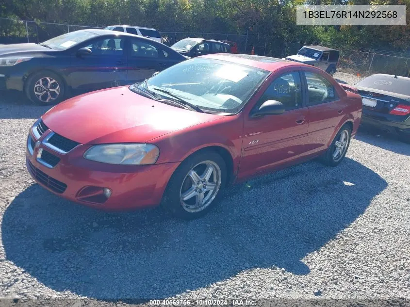 1B3EL76R14N292568 2004 Dodge Stratus R/T