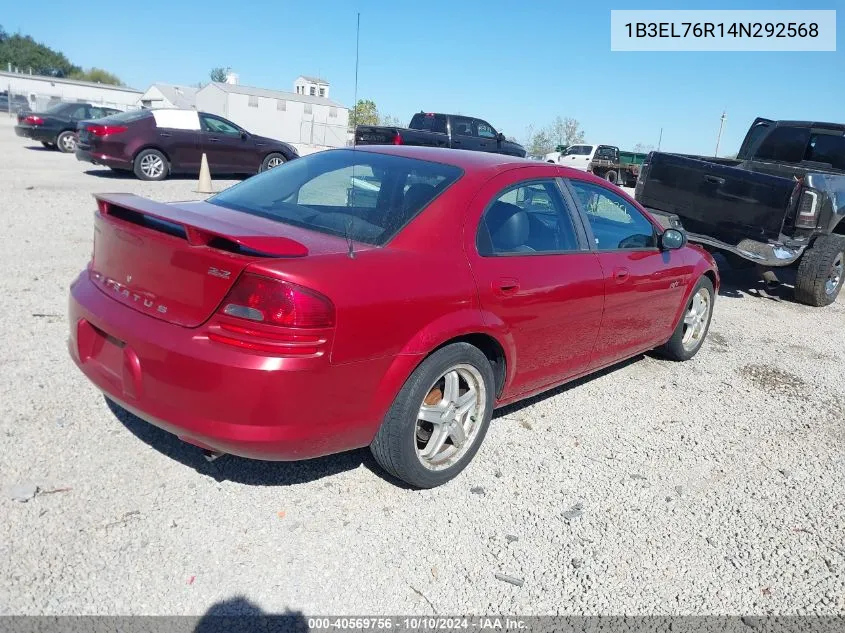 1B3EL76R14N292568 2004 Dodge Stratus R/T