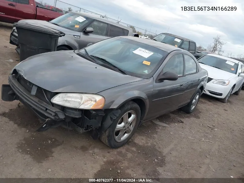 2004 Dodge Stratus Es VIN: 1B3EL56T34N166289 Lot: 40762377