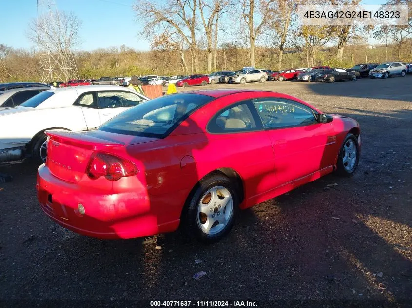 2004 Dodge Stratus Sxt VIN: 4B3AG42G24E148323 Lot: 40771637