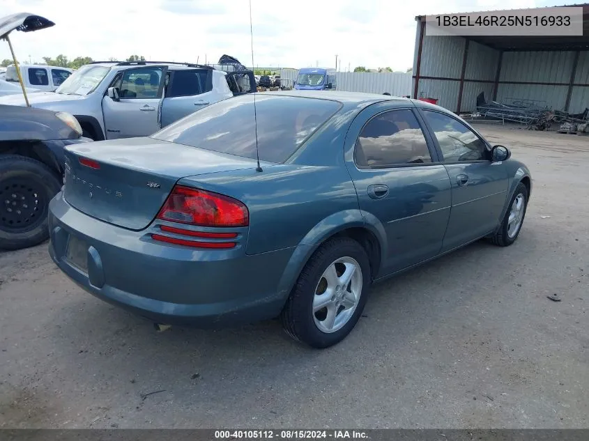 2005 Dodge Stratus Sxt VIN: 1B3EL46R25N516933 Lot: 40105112