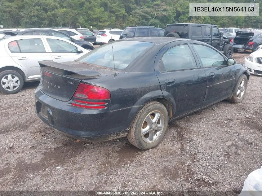 2005 Dodge Stratus Sxt VIN: 1B3EL46X15N564163 Lot: 40426836