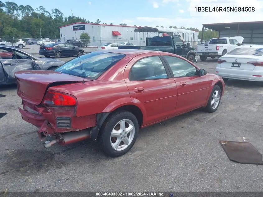 1B3EL46R45N684508 2005 Dodge Stratus Sxt