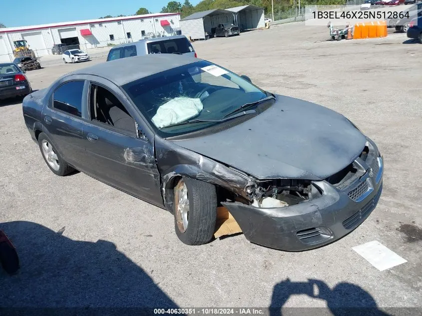 2005 Dodge Stratus Sxt VIN: 1B3EL46X25N512864 Lot: 40630351