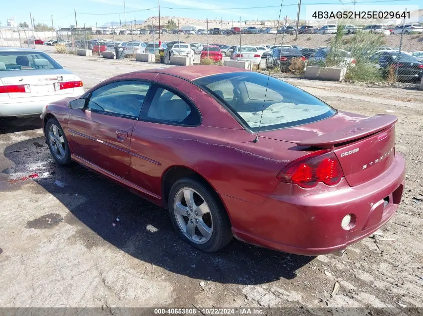 2005 Dodge Stratus R/T VIN: 4B3AG52H25E029641 Lot: 40653808