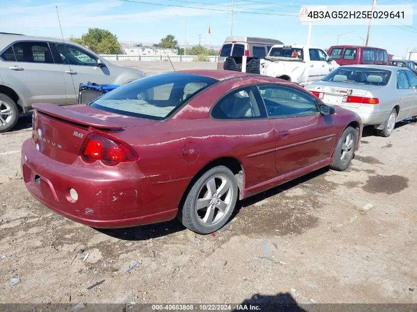 2005 Dodge Stratus R/T VIN: 4B3AG52H25E029641 Lot: 40653808