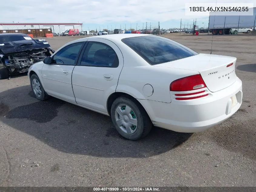 1B3EL46JX5N546255 2005 Dodge Stratus Sxt