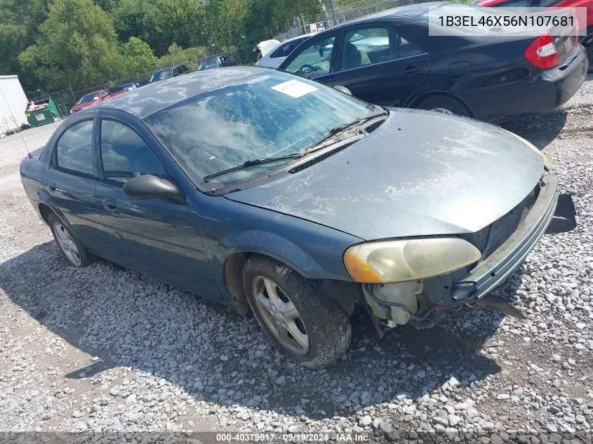 2006 Dodge Stratus Sxt VIN: 1B3EL46X56N107681 Lot: 40379917