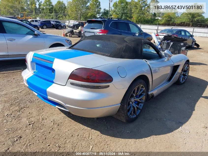 1B3JR65Z43V501180 2003 Dodge Viper Srt-10