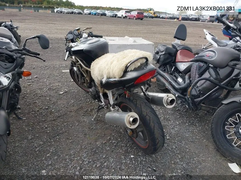 ZDM1LA3K2XB001331 1999 Ducati 750 Ss