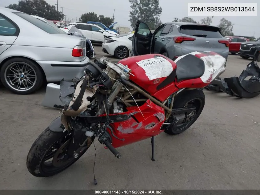 ZDM1SB8S2WB013544 1998 Ducati 916