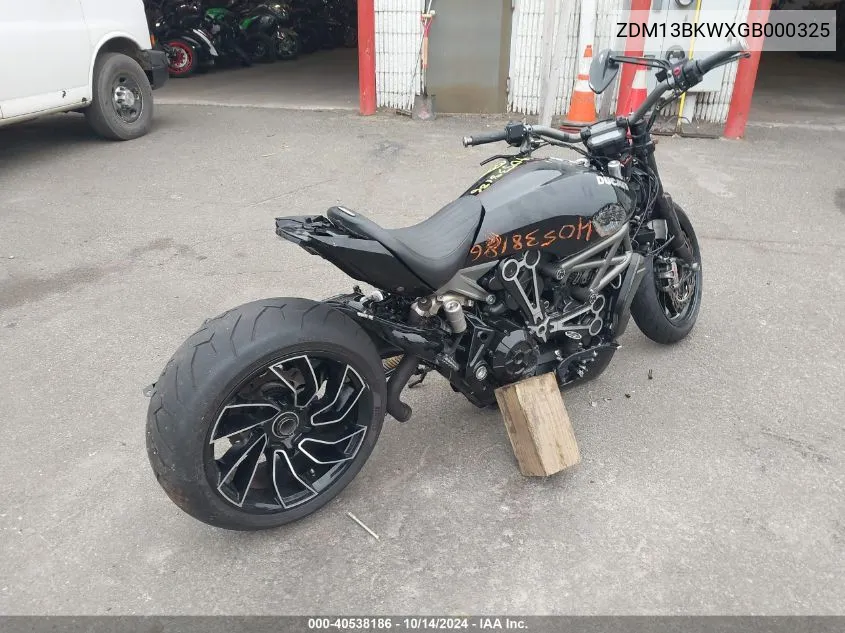 ZDM13BKWXGB000325 2016 Ducati Xdiavel