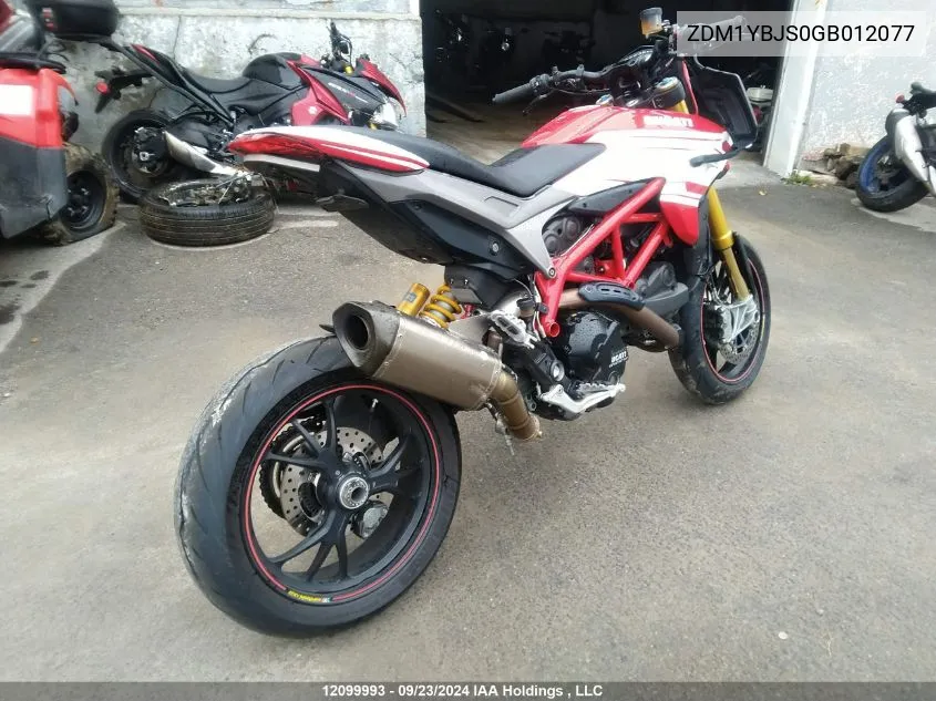 ZDM1YBJS0GB012077 2016 Ducati Hypermotard 939