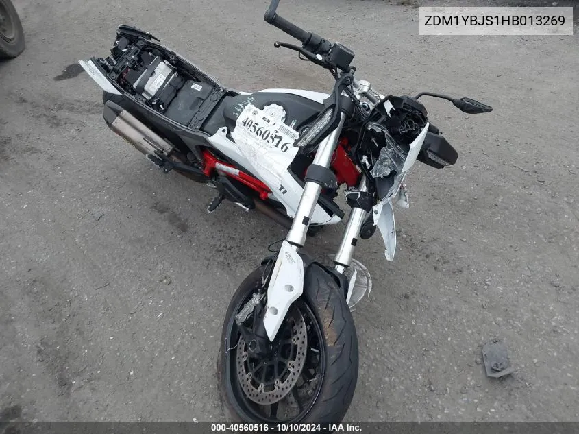 ZDM1YBJS1HB013269 2017 Ducati Hypermotard 939