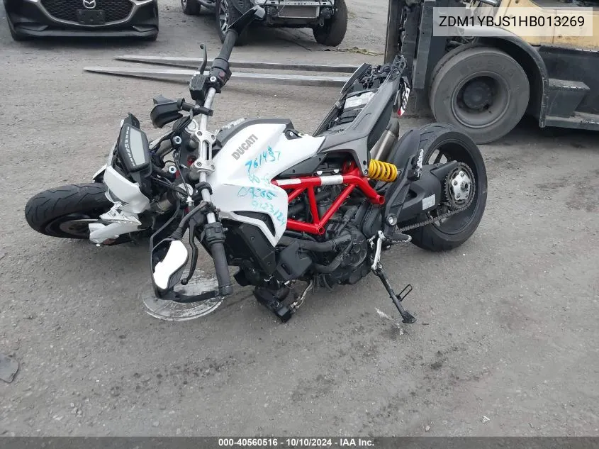 ZDM1YBJS1HB013269 2017 Ducati Hypermotard 939