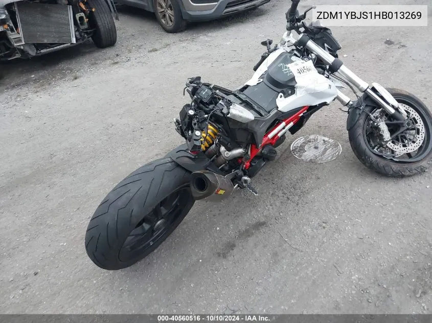 ZDM1YBJS1HB013269 2017 Ducati Hypermotard 939