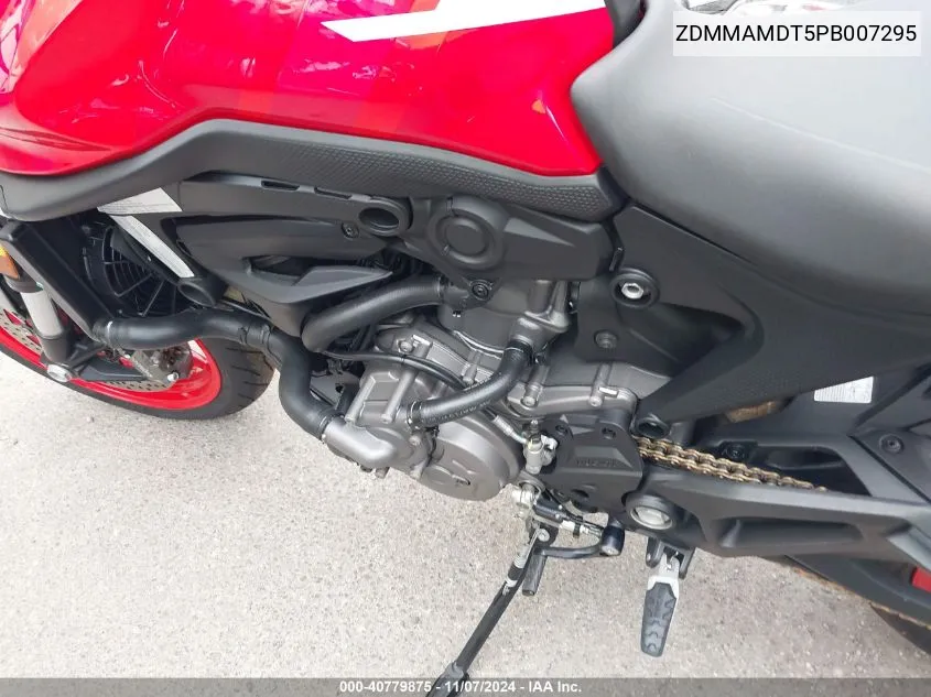 2023 Ducati Monster VIN: ZDMMAMDT5PB007295 Lot: 40779875