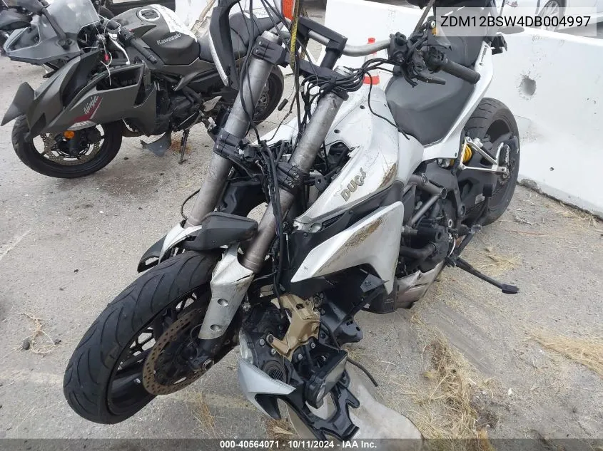 2013 Ducati Multistrada 1200/S VIN: ZDM12BSW4DB004997 Lot: 40564071