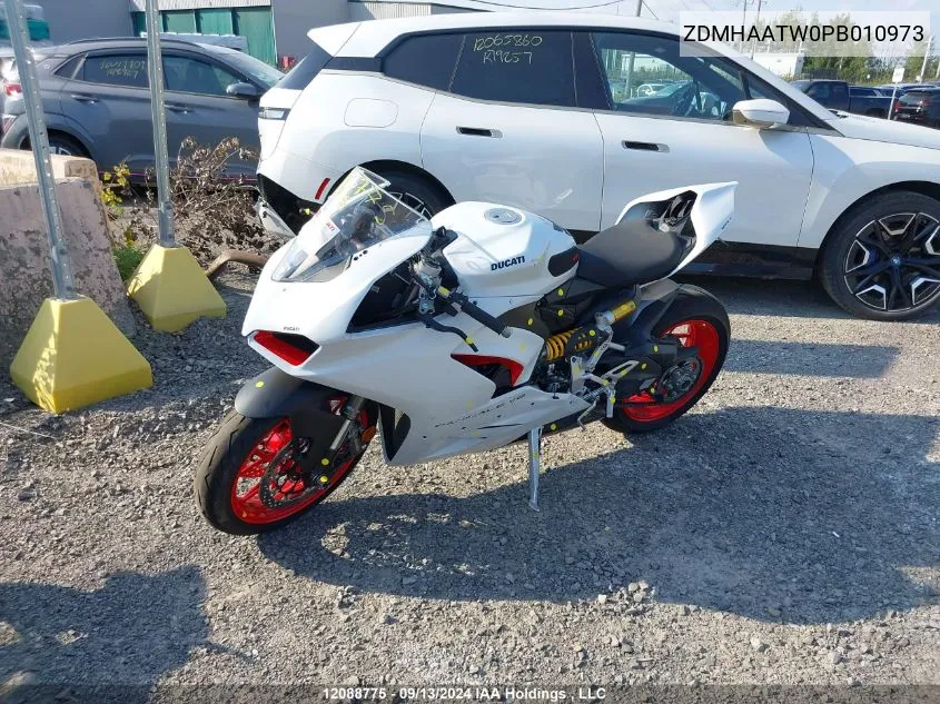 2023 Ducati Panigale V2 VIN: ZDMHAATW0PB010973 Lot: 12088775