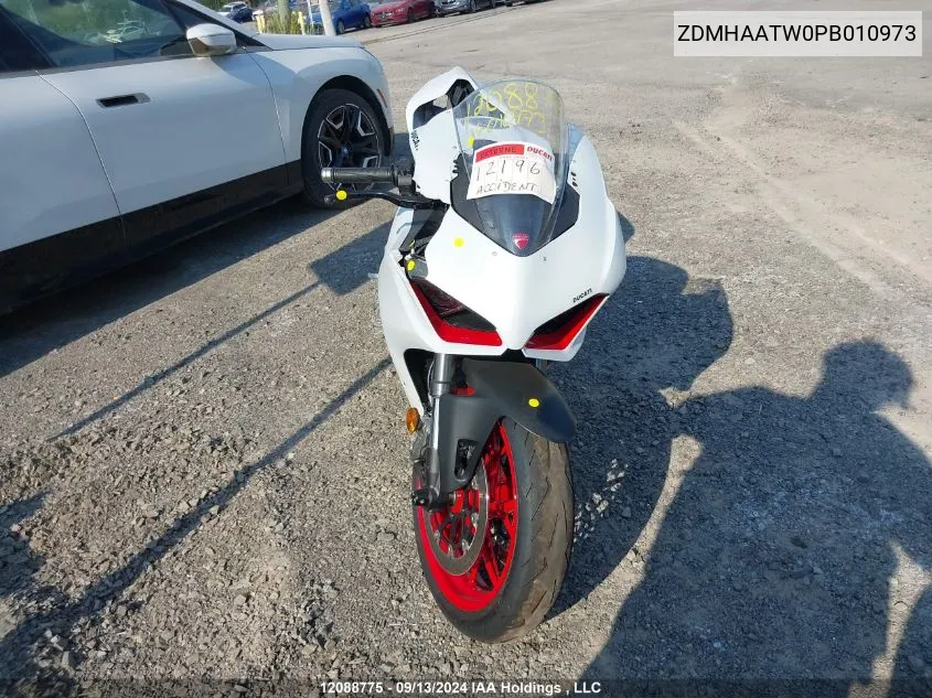 2023 Ducati Panigale V2 VIN: ZDMHAATW0PB010973 Lot: 12088775