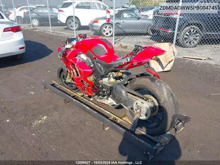 ZDMDAGWW5PB004745 2023 Ducati Panigale V4S