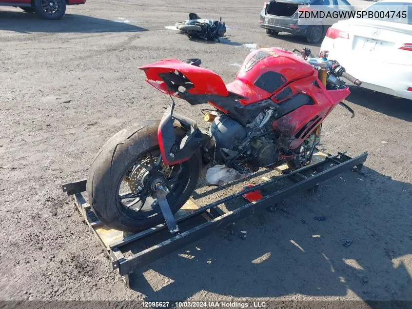 ZDMDAGWW5PB004745 2023 Ducati Panigale V4S