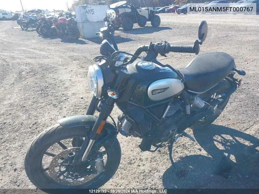 ML015ANM5FT000767 2015 Ducati Scrambler Icon