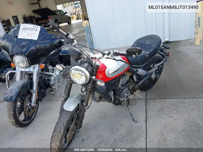 2018 Ducati Scrambler 800 VIN: ML015ANM8JT013490 Lot: 40515300