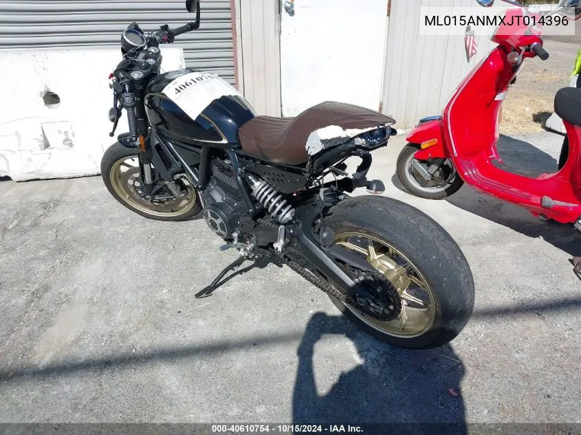 2018 Ducati Scrambler 800 VIN: ML015ANMXJT014396 Lot: 40610754