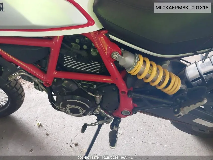 ML0KAFPM8KT001318 2019 Ducati Scrambler Desert Sled