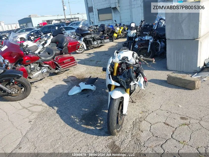 2023 Ducati Supersport VIN: ZDMVABDS7PB005306 Lot: 12088679