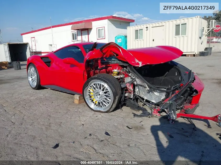 ZFF79ALA4G0217349 2016 Ferrari 488 Gtb