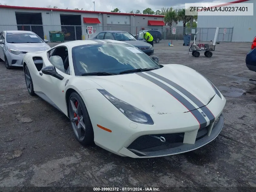 ZFF79ALA4J0237401 2018 Ferrari 488 Gtb