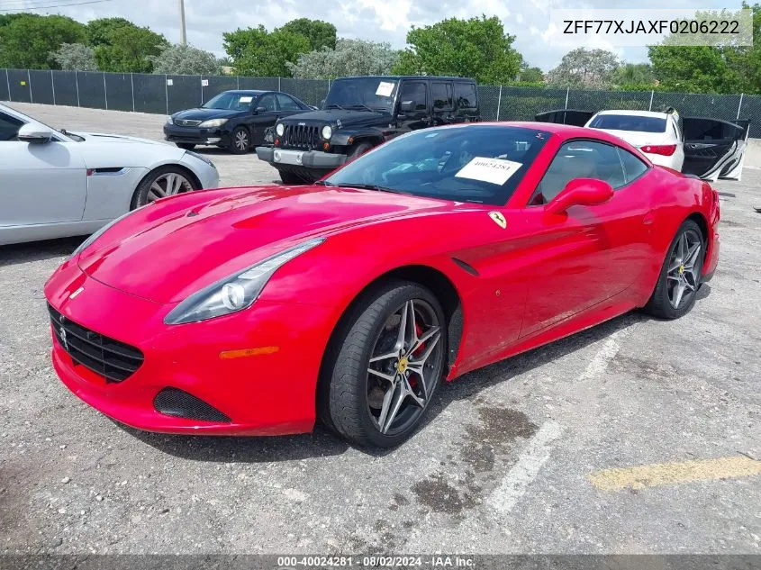 ZFF77XJAXF0206222 2015 Ferrari California T