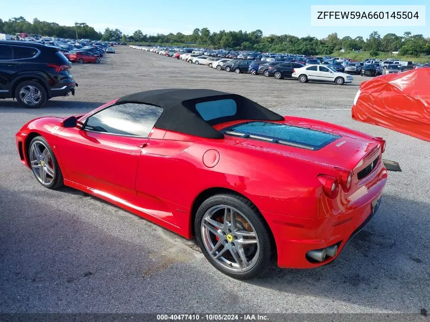 ZFFEW59A660145504 2006 Ferrari F430 Spider