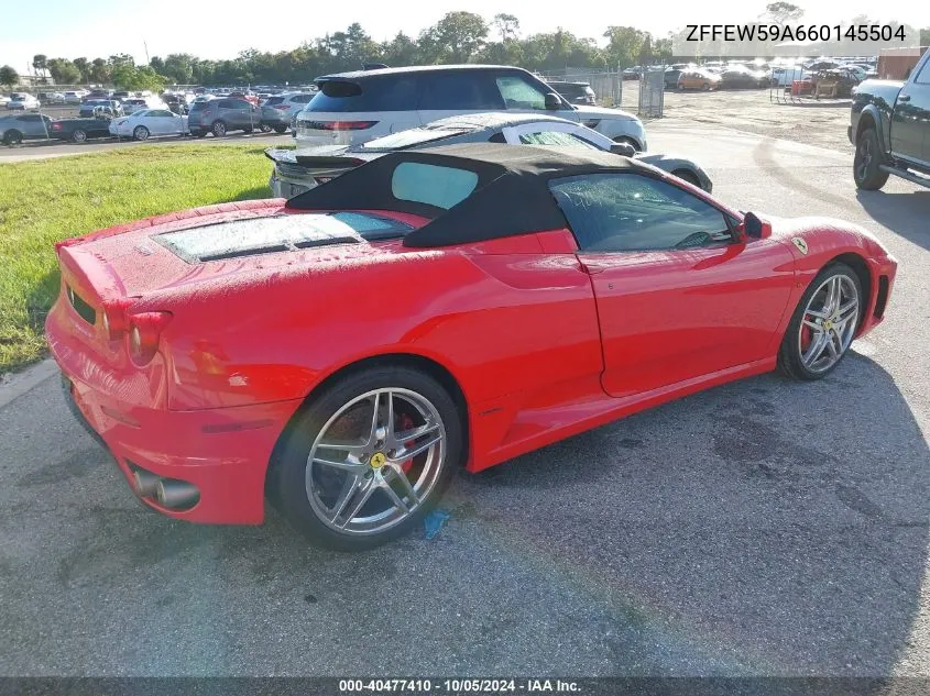 ZFFEW59A660145504 2006 Ferrari F430 Spider